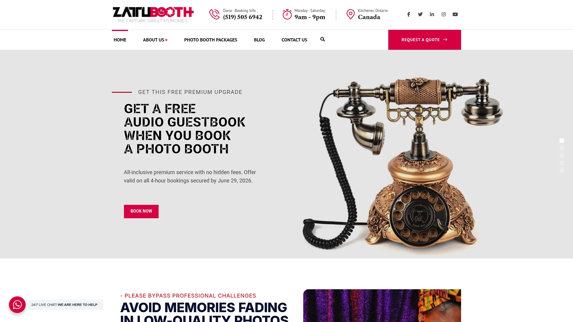 ZATTU PHOTO BOOTH
